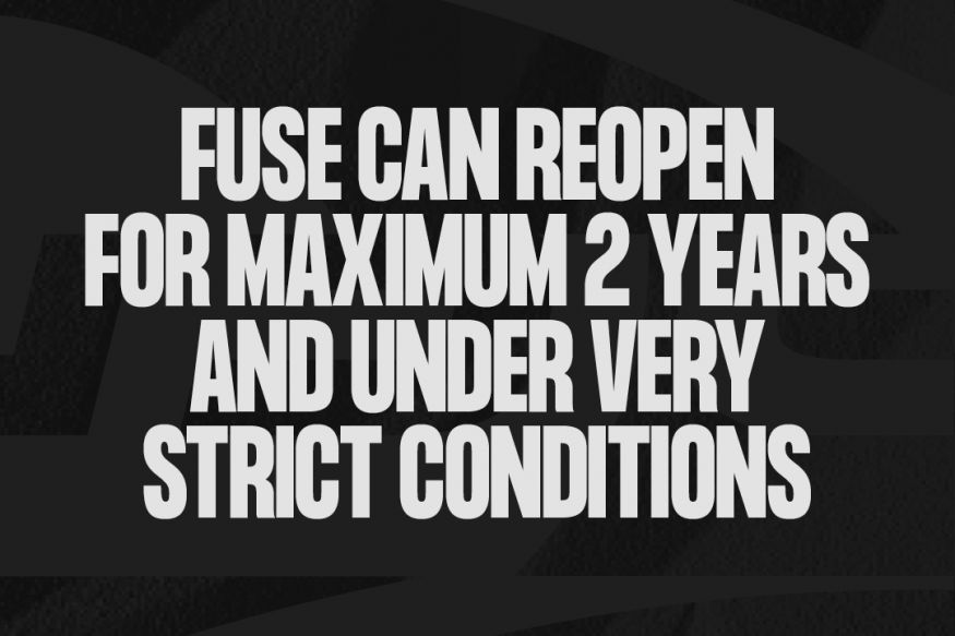 Le Fuse à Bruxelles va rouvrir ses portes, mais à certaines conditions