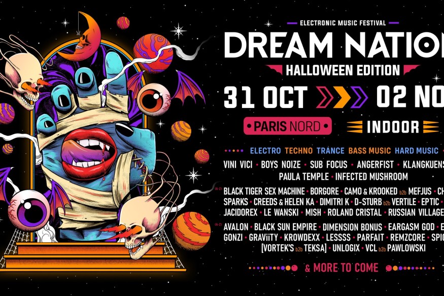 Révélation de la deuxième vague d'artistes pour Dream Nation Halloween Edition !